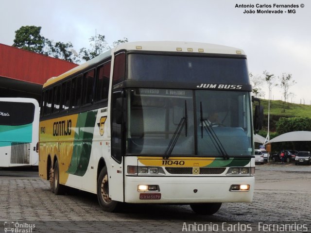 Empresa Gontijo de Transportes 11040 na cidade de João Monlevade, Minas Gerais, Brasil, por Antonio Carlos Fernandes. ID da foto: 1779640.