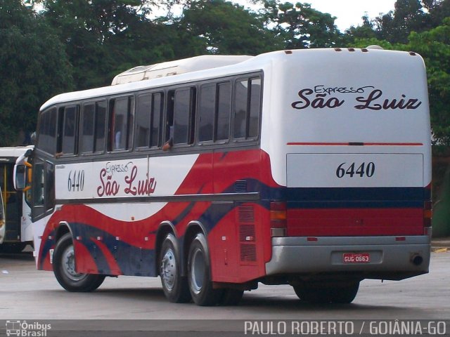 Expresso São Luiz 6440 na cidade de Goiânia, Goiás, Brasil, por Paulo Roberto de Morais Amorim. Número da foto: #1780908.