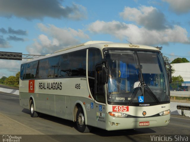 Real Alagoas de Viação 495 na cidade de Jaboatão dos Guararapes, Pernambuco, Brasil, por Vinicius Silva. Número da foto: #1780736.