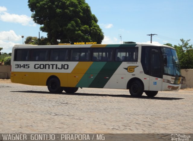 Empresa Gontijo de Transportes 3145 na cidade de Pirapora, Minas Gerais, Brasil, por Wagner Gontijo Várzea da Palma-mg. ID da foto: 1781716.