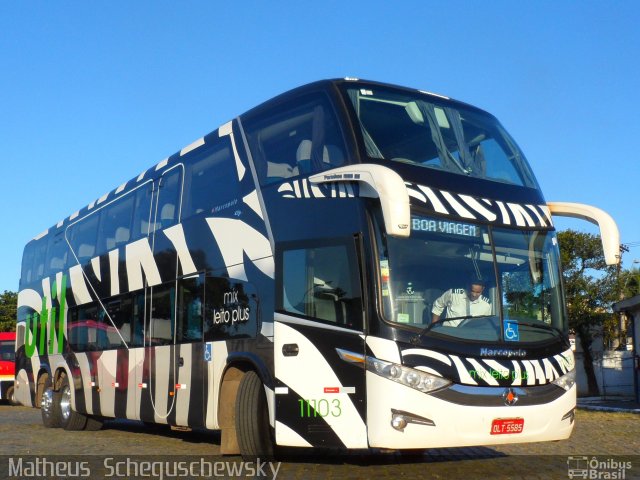 UTIL - União Transporte Interestadual de Luxo 11103 na cidade de São Vicente, São Paulo, Brasil, por Matheus  Scheguschewsky. Número da foto: #1783395.