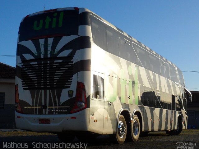 UTIL - União Transporte Interestadual de Luxo 11103 na cidade de São Vicente, São Paulo, Brasil, por Matheus  Scheguschewsky. ID da foto: 1783393.