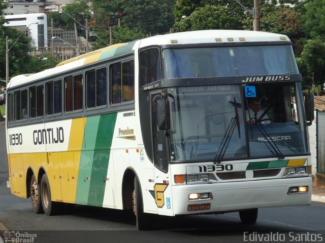 Empresa Gontijo de Transportes 11330 na cidade de Ribeirão Preto, São Paulo, Brasil, por Edivaldo Santos. ID da foto: 1782571.