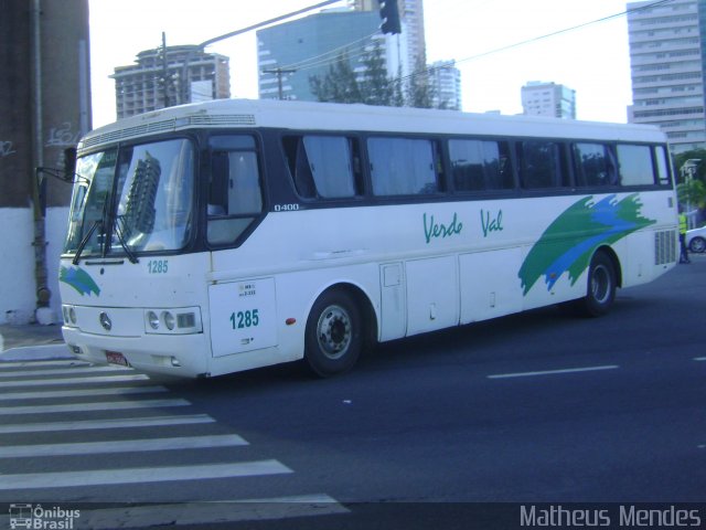 Viação Verdes Vales 1285 na cidade de Vitória, Espírito Santo, Brasil, por Matheus Mendes. ID da foto: 1781762.