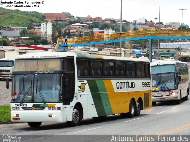 Empresa Gontijo de Transportes 5865 na cidade de João Monlevade, Minas Gerais, Brasil, por Antonio Carlos Fernandes. Número da foto: #1781904.