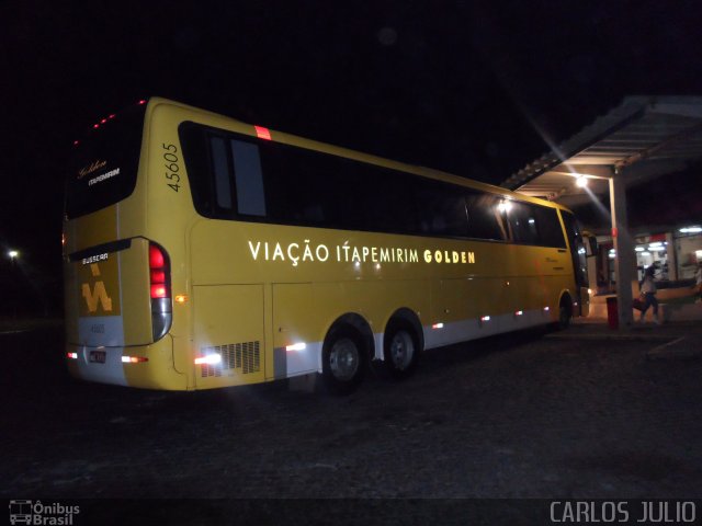 Viação Itapemirim 45605 na cidade de Casimiro de Abreu, Rio de Janeiro, Brasil, por Carlos Julio. Número da foto: #1781715.