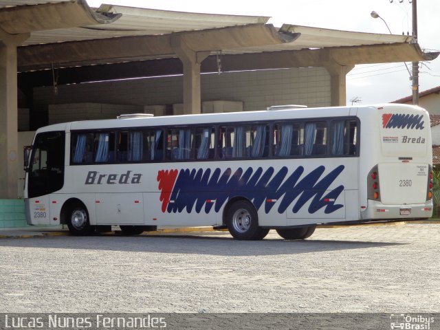 Breda Transportes e Serviços 2380 na cidade de Mongaguá, São Paulo, Brasil, por Lucas Nunes Fernandes. Número da foto: #1781421.