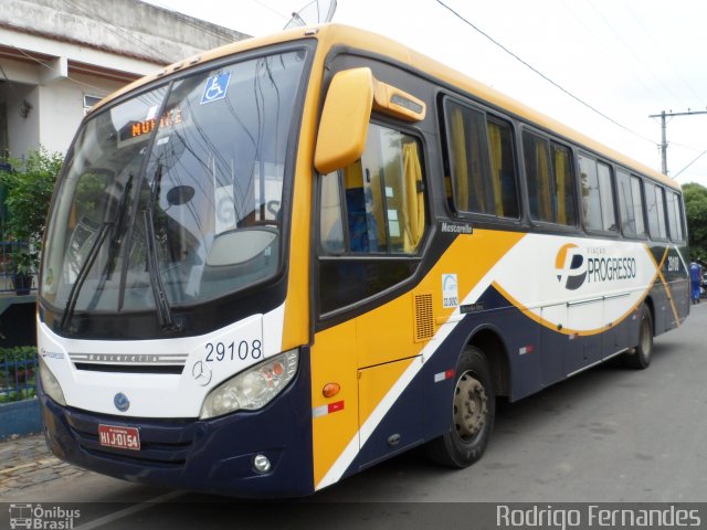Viação Progresso 29108 na cidade de Além Paraíba, Minas Gerais, Brasil, por Rodrigo Fernades. Número da foto: #1781956.