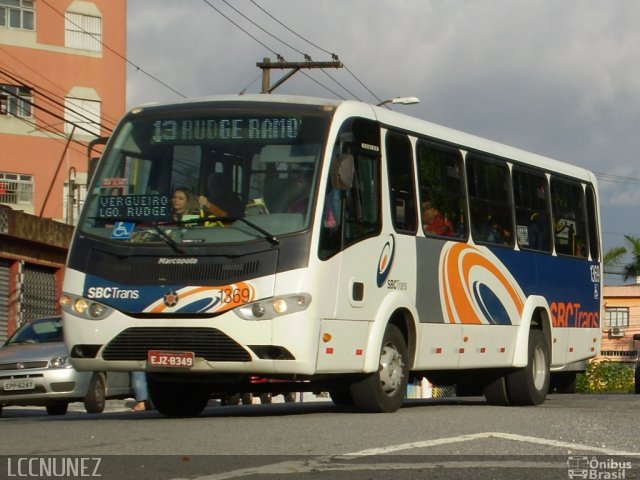 SBC Trans 1369 na cidade de São Bernardo do Campo, São Paulo, Brasil, por Luis Nunez. ID da foto: 1784896.