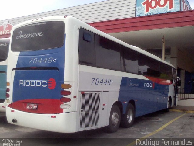 Viação Riodoce 70449 na cidade de Sapucaia, Rio de Janeiro, Brasil, por Rodrigo Fernades. Número da foto: #1784168.