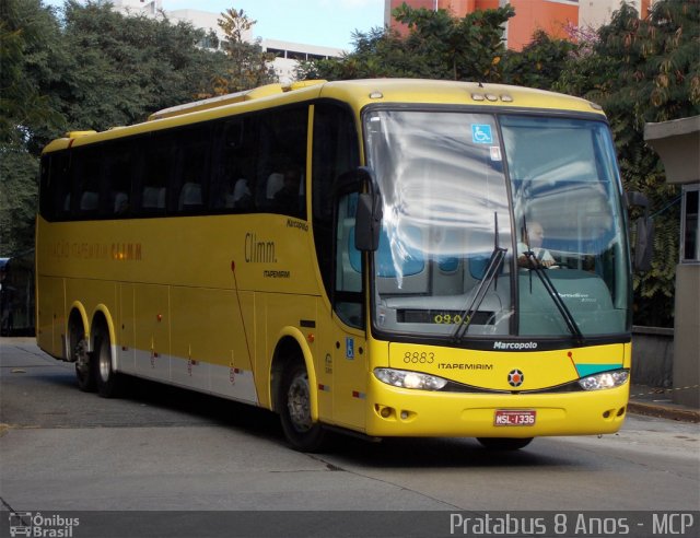 Viação Itapemirim 8883 na cidade de São Paulo, São Paulo, Brasil, por Cristiano Soares da Silva. Número da foto: #1783685.