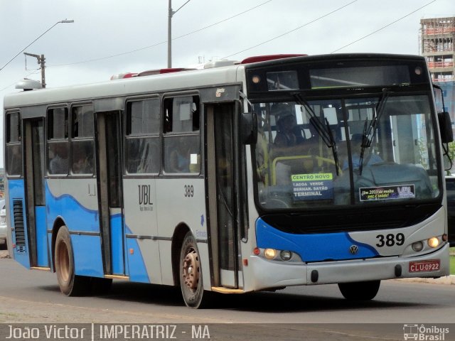 VBL - Viação Branca do Leste 389 na cidade de Imperatriz, Maranhão, Brasil, por João Victor. ID da foto: 1784093.