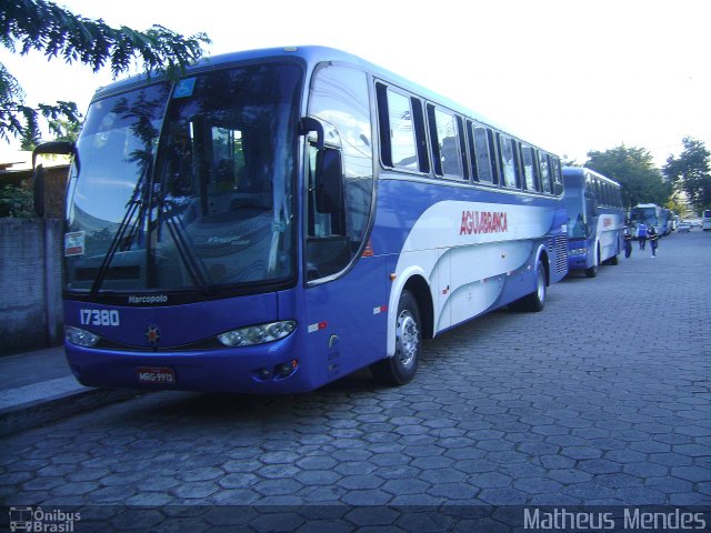 Viação Águia Branca 17380 na cidade de Vitória, Espírito Santo, Brasil, por Matheus Mendes. ID da foto: 1831605.