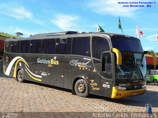 Golden Bus 4010 na cidade de João Monlevade, Minas Gerais, Brasil, por Antonio Carlos Fernandes. Número da foto: #1831201.