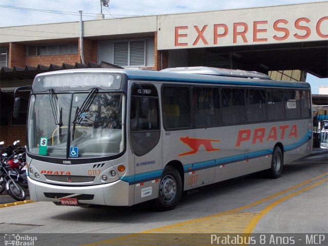 Expresso de Prata 0117 na cidade de Bauru, São Paulo, Brasil, por Cristiano Soares da Silva. Número da foto: #1831165.