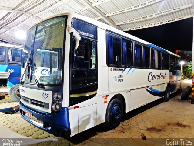 Viação Cordial Transportes e Turismo 915 na cidade de São Mateus, Espírito Santo, Brasil, por Caio Trés. Número da foto: #1832844.
