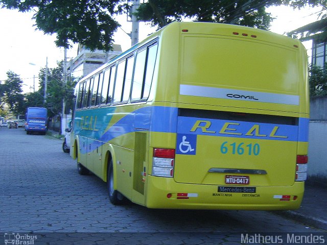 Viação Real Ita 61610 na cidade de Vitória, Espírito Santo, Brasil, por Matheus Mendes. Número da foto: #1831604.