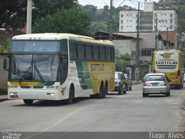 Empresa Gontijo de Transportes 15275 na cidade de Coronel Fabriciano, Minas Gerais, Brasil, por Tiago  Alves. Número da foto: #1851196.