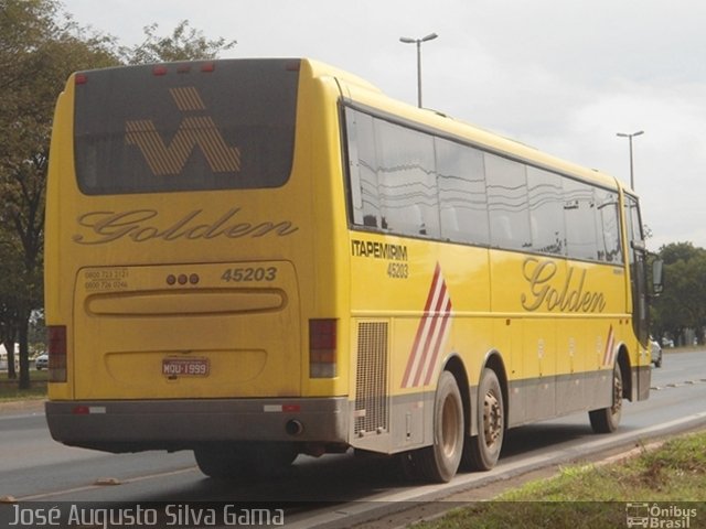 Viação Itapemirim 45203 na cidade de Brasília, Distrito Federal, Brasil, por José Augusto da Silva Gama. Número da foto: #1852312.