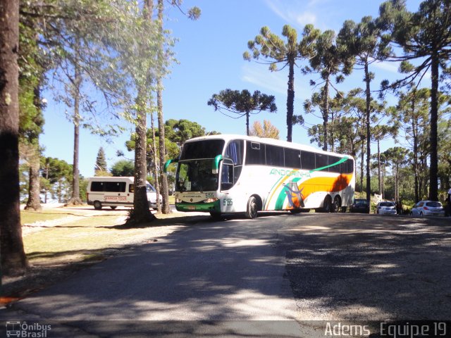 Empresa de Transportes Andorinha 5155 na cidade de Campos do Jordão, São Paulo, Brasil, por Adems  Equipe 19. ID da foto: 1852147.