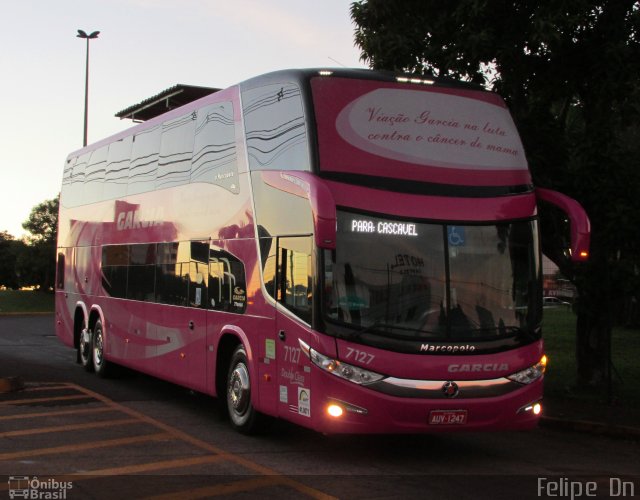 Viação Garcia 7127 na cidade de Cascavel, Paraná, Brasil, por Felipe  Dn. Número da foto: #1852359.