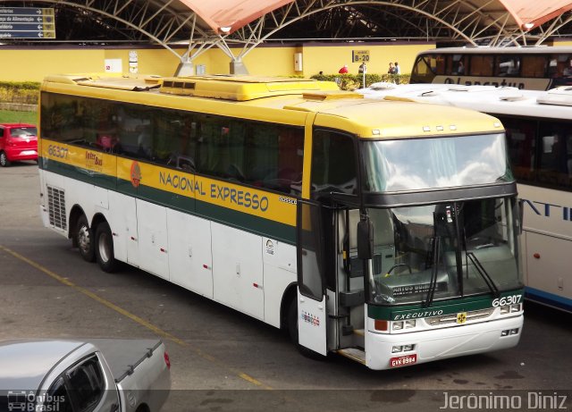 Nacional Expresso 66307 na cidade de Aparecida, São Paulo, Brasil, por Jerônimo Diniz. Número da foto: #1850915.