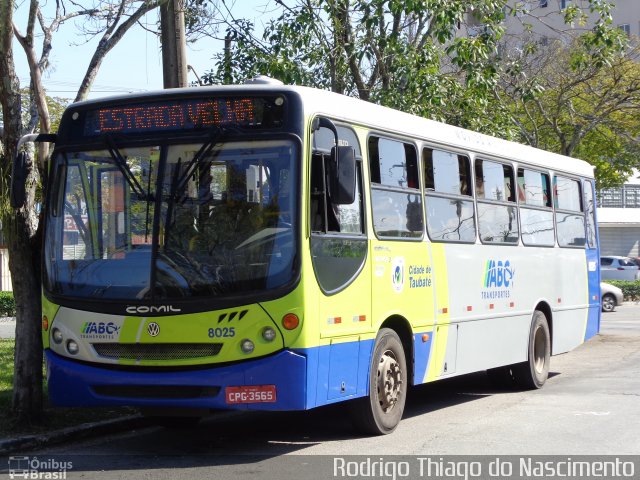ABC Transportes Coletivos  Vale do Paraíba 8025 na cidade de Caçapava, São Paulo, Brasil, por Rodrigo Thiago do Nascimento. Número da foto: #1850951.