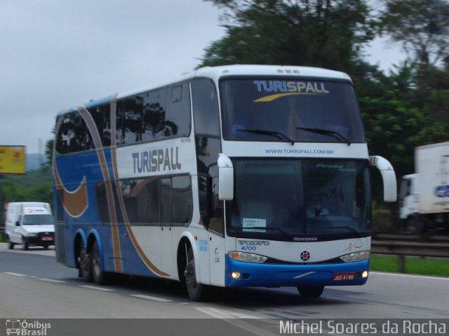 Turispall Transporte e Turismo 4700 na cidade de Queimados, Rio de Janeiro, Brasil, por Michel Soares da Rocha. ID da foto: 1854300.