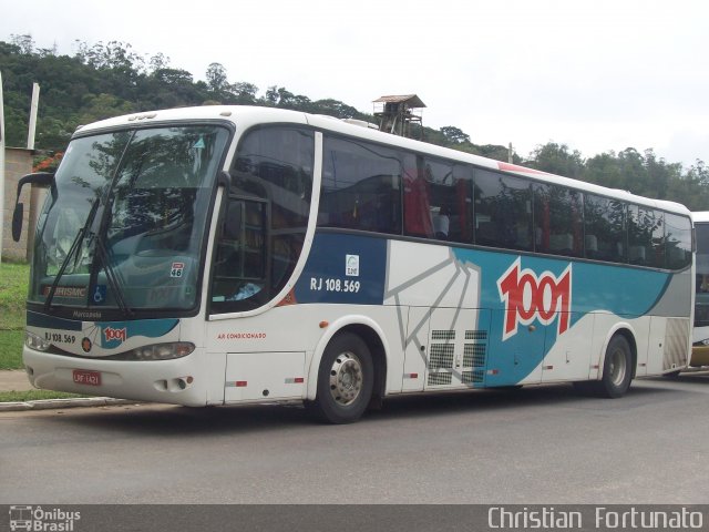 Auto Viação 1001 RJ 108.569 na cidade de Viçosa, Minas Gerais, Brasil, por Christian  Fortunato. Número da foto: #1852609.
