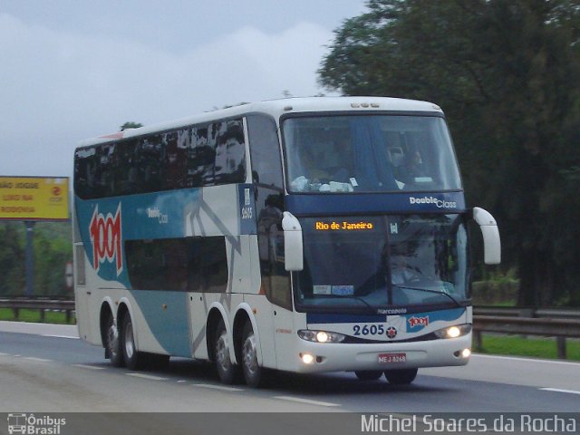 Auto Viação 1001 2605 na cidade de Queimados, Rio de Janeiro, Brasil, por Michel Soares da Rocha. Número da foto: #1854313.