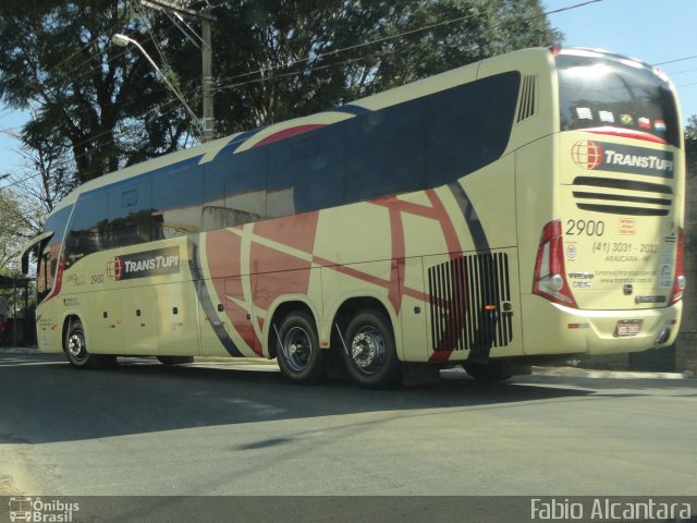 TransTupi Turismo e Fretamento 2900 na cidade de Guaratinguetá, São Paulo, Brasil, por Fabio Alcantara. Número da foto: #1852859.