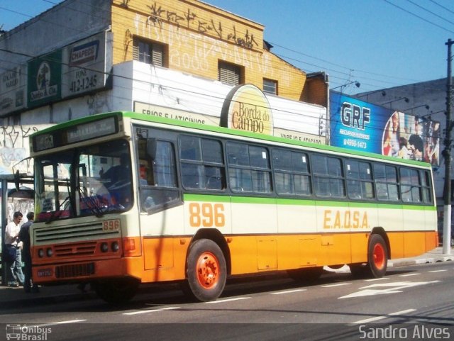 EAOSA - Empresa Auto Ônibus Santo André 896 na cidade de Santo André, São Paulo, Brasil, por Sandro Alves. ID da foto: 1852957.