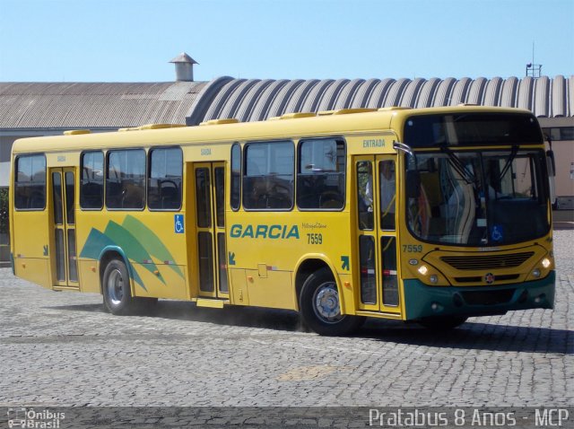 Viação Garcia 7559 na cidade de Londrina, Paraná, Brasil, por Cristiano Soares da Silva. Número da foto: #1853937.