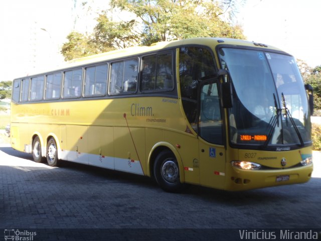 Viação Itapemirim 8027 na cidade de São José dos Campos, São Paulo, Brasil, por Vinicius Miranda. ID da foto: 1855268.