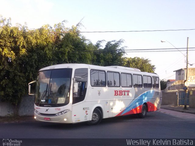 BBTT - Benfica Barueri Transporte e Turismo 1750 na cidade de Sorocaba, São Paulo, Brasil, por Weslley Kelvin Batista. ID da foto: 1854677.