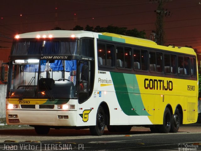 Empresa Gontijo de Transportes 15910 na cidade de Teresina, Piauí, Brasil, por João Victor. ID da foto: 1856022.