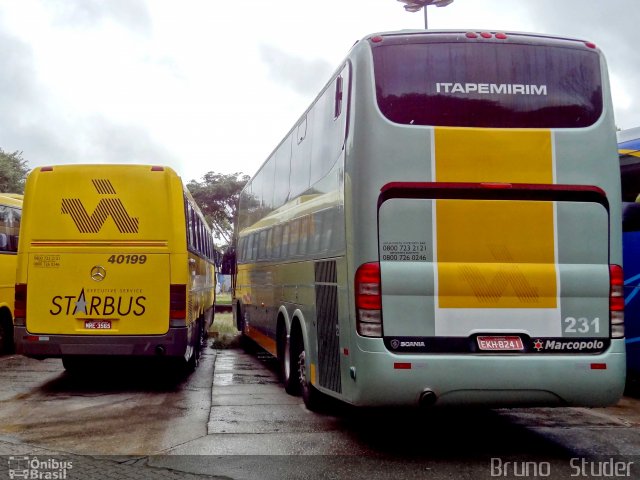 Viação Itapemirim 231 na cidade de São Paulo, São Paulo, Brasil, por Bruno   Studer. Número da foto: #1855497.