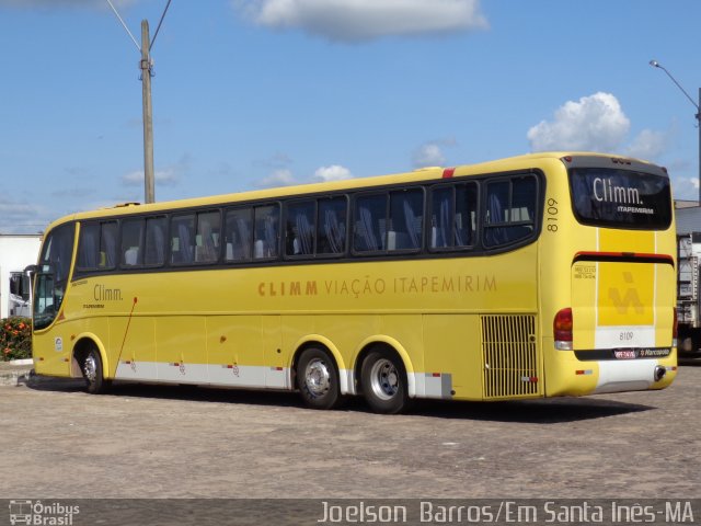 Viação Itapemirim 8109 na cidade de Santa Inês, Maranhão, Brasil, por Joelson  Barros. ID da foto: 1857050.