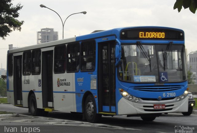 TUPI - Transportes Urbanos Piratininga 6 2160 na cidade de São Paulo, São Paulo, Brasil, por Ivan da Silva Lopes. ID da foto: 1856592.