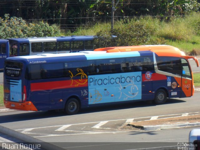Viação Piracicabana 1662 na cidade de Americana, São Paulo, Brasil, por Ruan Roque. Número da foto: #1856325.