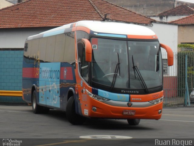 Viação Piracicabana 1290 na cidade de Piracicaba, São Paulo, Brasil, por Ruan Roque. ID da foto: 1856964.