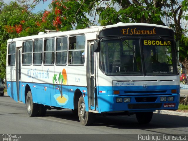 El Shammah Transporte e Turismo ES296 na cidade de Maceió, Alagoas, Brasil, por Rodrigo Fonseca. ID da foto: 1859928.