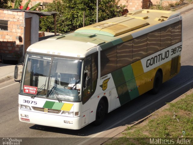 Empresa Gontijo de Transportes 3875 na cidade de Belo Horizonte, Minas Gerais, Brasil, por Matheus Adler. ID da foto: 1858768.