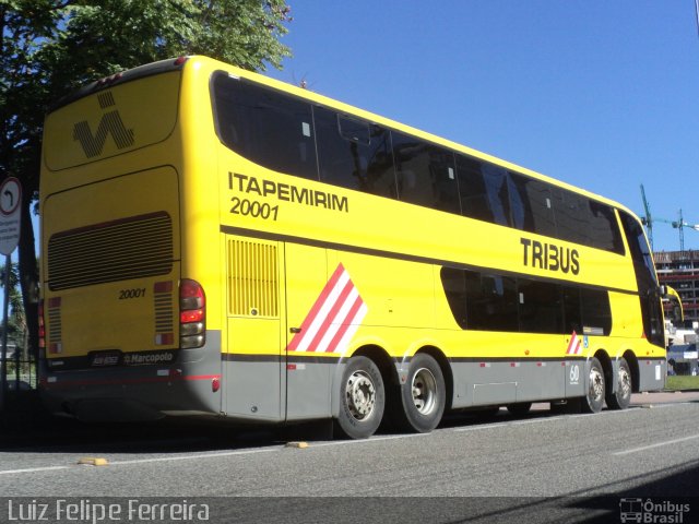 Viação Itapemirim 20001 na cidade de Curitiba, Paraná, Brasil, por Luiz Felipe Ferreira. Número da foto: #1858190.