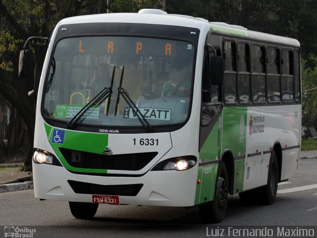 Transcooper > Norte Buss 1 6331 na cidade de São Paulo, São Paulo, Brasil, por Luiz Fernando Maximo. ID da foto: 1858868.