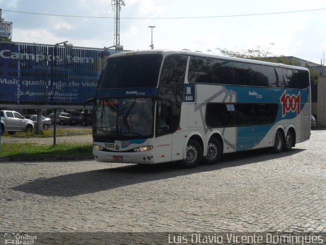 Auto Viação 1001 2303 na cidade de Campos dos Goytacazes, Rio de Janeiro, Brasil, por Luis Otávio Vicente Domingues. ID da foto: 1859834.