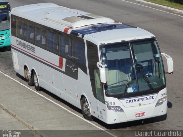 Auto Viação Catarinense 2840 na cidade de Florianópolis, Santa Catarina, Brasil, por Daniel Guardiola. Número da foto: #1859410.
