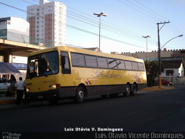 Viação Itapemirim 45035 na cidade de Campos dos Goytacazes, Rio de Janeiro, Brasil, por Luis Otávio Vicente Domingues. ID da foto: 1859929.