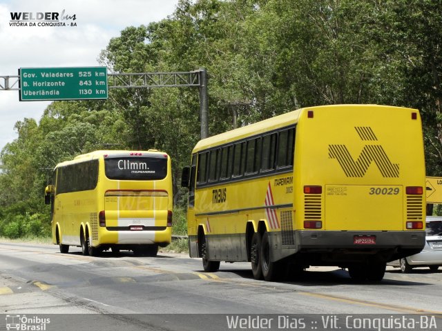 Viação Itapemirim 30029 na cidade de Vitória da Conquista, Bahia, Brasil, por Welder Dias. ID da foto: 1859543.