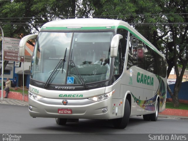 Viação Garcia 7196 na cidade de Sorocaba, São Paulo, Brasil, por Sandro Alves. Número da foto: #1859800.